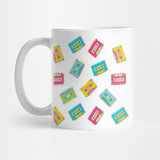 Colorful Music Cassette Tapes Mug